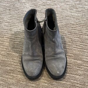Nicholas Kirkwood suede biker boots
